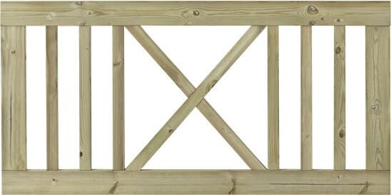 Trendyard Tuinhek Met Kruis Rom 150 x 75 CM