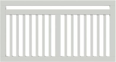 Trendyard Wit Houten Tuinhek Linea 150 x 80 CM