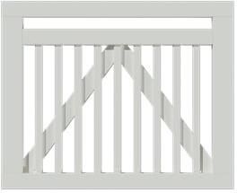 Trendyard Wit Houten Tuinpoort Linea 100 x 80 CM