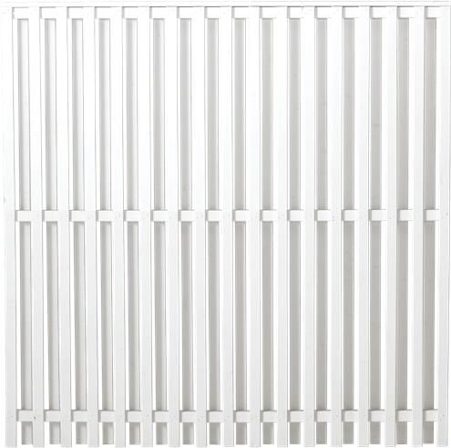 Trendyard Wit Houten Tuinscherm Nagano 180 x 180 CM