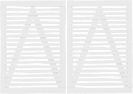 Trendyard Witte Houten Dubbele Tuinpoort Tokyo 200 x 140 CM