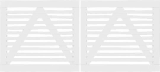 Trendyard Witte Houten Dubbele Tuinpoort Tokyo 200 x 90 CM