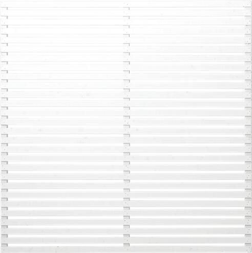 Trendyard Witte Houten Tuinscherm Tokyo 180 x 180 CM