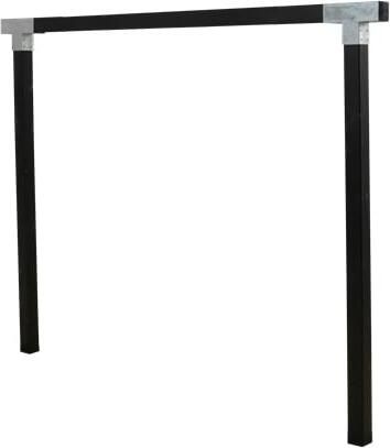 Plus Danmark Schommelframe vuren geimpregneerd | Cubic zwart 9 x 268 x 209 cm (B x L x H)