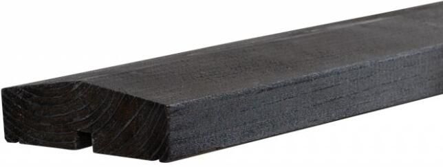 Trendyard Zwart Houten Stapelrabat Afdeklat Klink Plank 200 CM