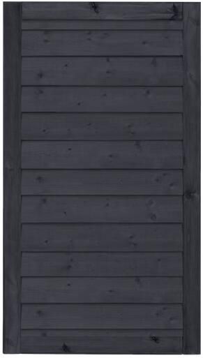 Trendyard Zwart Houten Stapelrabat Tuindeur Klink 100 x 163 CM