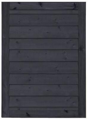 Trendyard Zwart Houten Stapelrabat Tuinpoort Klink 100 x 125 CM