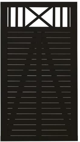 Trendyard Zwart Houten Tuindeur Nostalgi 100 x 180 CM