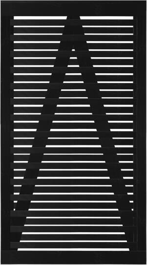 Trendyard Zwart Houten Tuindeur Osaka 100 x 180 CM