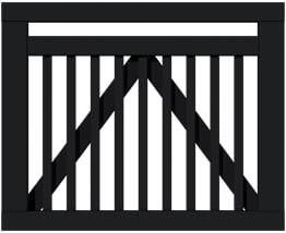 Trendyard Zwart Houten Tuinpoort Linea 100 x 80 CM