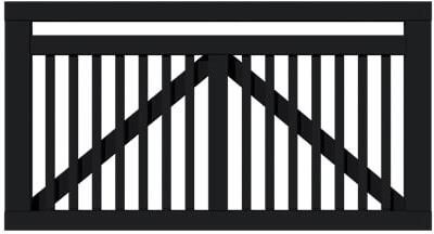 Trendyard Zwart Houten Tuinpoort Linea 150 x 80 CM