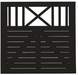 Trendyard Zwart Houten Tuinpoort Nostalgi 100 x 95 CM