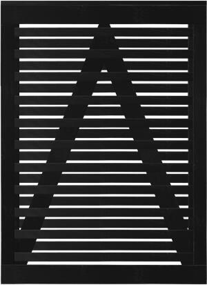 Trendyard Zwart Houten Tuinpoort Osaka 100 x 136 CM