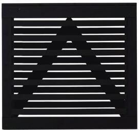 Trendyard Zwart Houten Tuinpoort Osaka 100 x 93 CM