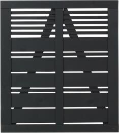 Trendyard Zwart Houten Tuinpoort Silence 100 x 110 CM