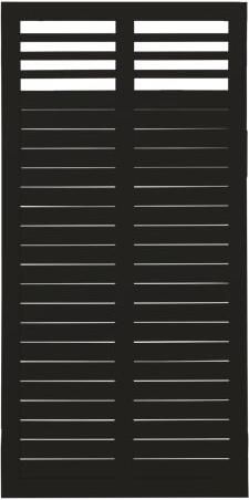 Trendyard Zwart Houten Tuinscherm Decora 90 x 180 CM