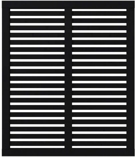 Trendyard Zwart Houten Tuinscherm Harmoni 120 x 140 CM