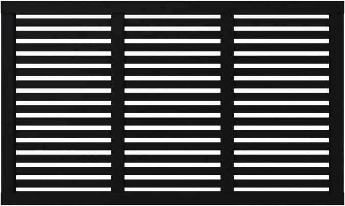 Trendyard Zwart Houten Tuinscherm Harmoni 180 x 107 CM