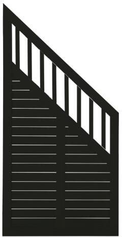 Trendyard Zwart Houten Tuinscherm Met Schuine Kant Nostalgi 90 x 180 95 CM