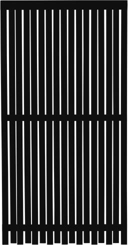 Trendyard Zwart Houten Tuinscherm Nagano 90 x 180 CM