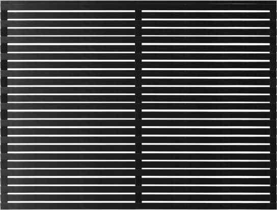 Trendyard Zwart Houten Tuinscherm Osaka 180 x 136 CM