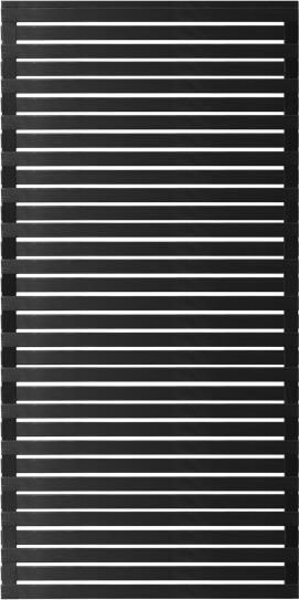 Trendyard Zwart Houten Tuinscherm Osaka 90 x 180 CM