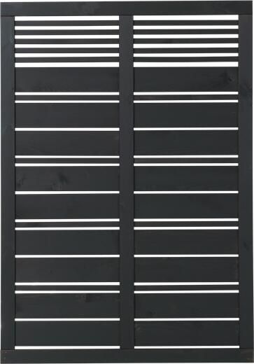 Trendyard Zwart Houten Tuinscherm Silence 120 x 170 CM