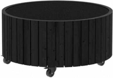 Trendyard Zwarte Grote Ronde Plantenbak Ø70 35 CM