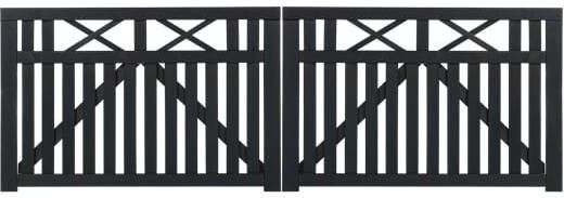 Trendyard Zwart Houten Dubbele Tuinpoort Vinesse 300 x 98 CM