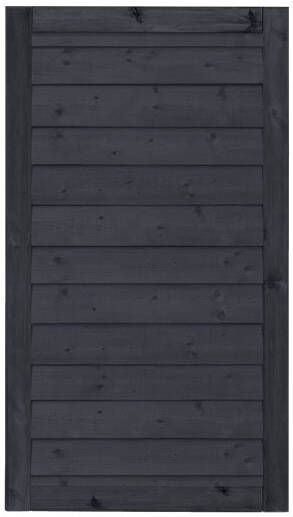 Trendyard Zwart Houten Stapelrabat Tuindeur Klink 100 x 163 CM