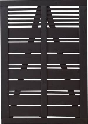 Trendyard Zwart Houten Tuinpoort Silence 100 x 140 CM