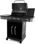 Garden Grill Prestige 3+1 Gasbarbecue 3 brander incl zijbrander Zwart RVS - Thumbnail 2