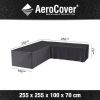 Aerocover loungesethoes L vorm L 255 x L 255 x B 100 x H 70 cm online kopen