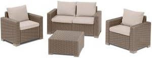 Allibert California loungeset 2 zits cappuccino