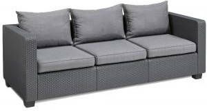 Allibert Salta Loungebank 3 Personen Grafiet