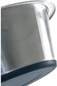 Beeztees Rvs eet of drinkbakje met antislip bodem 11 cm