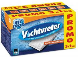 Bison Air Max vochtvreter 3x 1kilo navulzak geurloos promopack