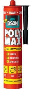 Bison Universele Montagelijm Poly Max Express Zwart 425g