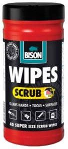 Bison Reiniginsdoekjes Wipes Scrub 40 Stuks