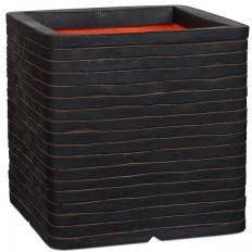 Capi europe Capi Nature Row NL 30x30x30cm vierkante plantenbak donkerbruin