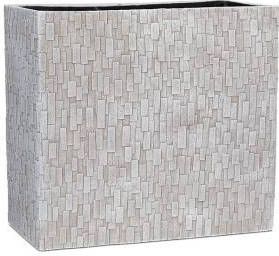 Capi europe Capi Nature Stone 31x16x29cm rechthoekige plantenbak ivoor