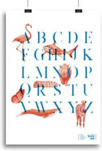Poster kinderkamer alfabet A3