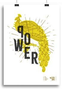 Poster leuke quote A3 power