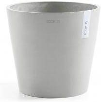 Ecopots Amsterdam kunststof bloempot Grijs Wit Ø 36 6 cm - Foto 3