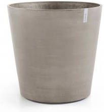 Ecopots Amsterdam op wielen kunststof bloempot Taupe Ø 56 7 cm