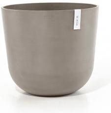 Ecopots Oslo met waterreservoir kunststof bloempot Taupe Ø 52 5 cm
