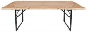 Esschert Design Inklapbare houten kindertafel H 54 x 110 x 40 cm