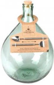 Esschert Design Terrarium fles M 15L 30x30x44 cm mini ecosysteem