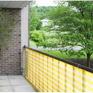 Meuwissen Agro Tuinscherm Balkonscherm 25 meter Geel Wit