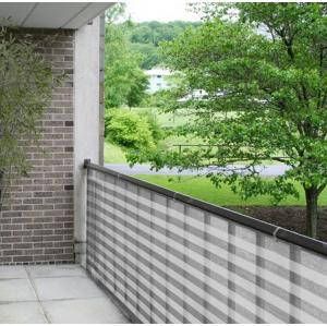 Meuwissen Agro Tuinscherm Balkonscherm Grijs Wit 25 meter